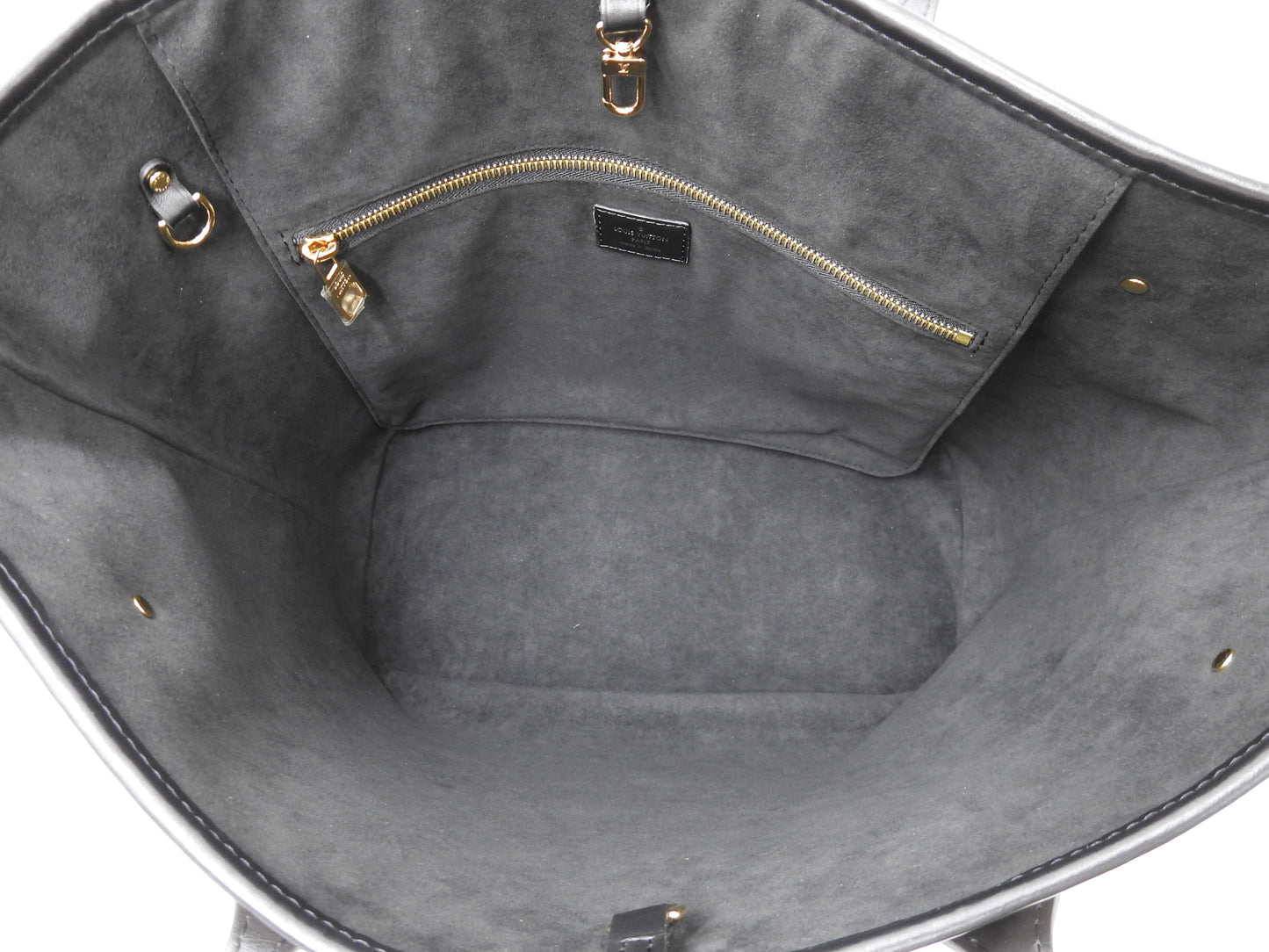 LOUIS VUITTON Monogram Empreinte Broderies Neverfull MM Tote Bag M46039