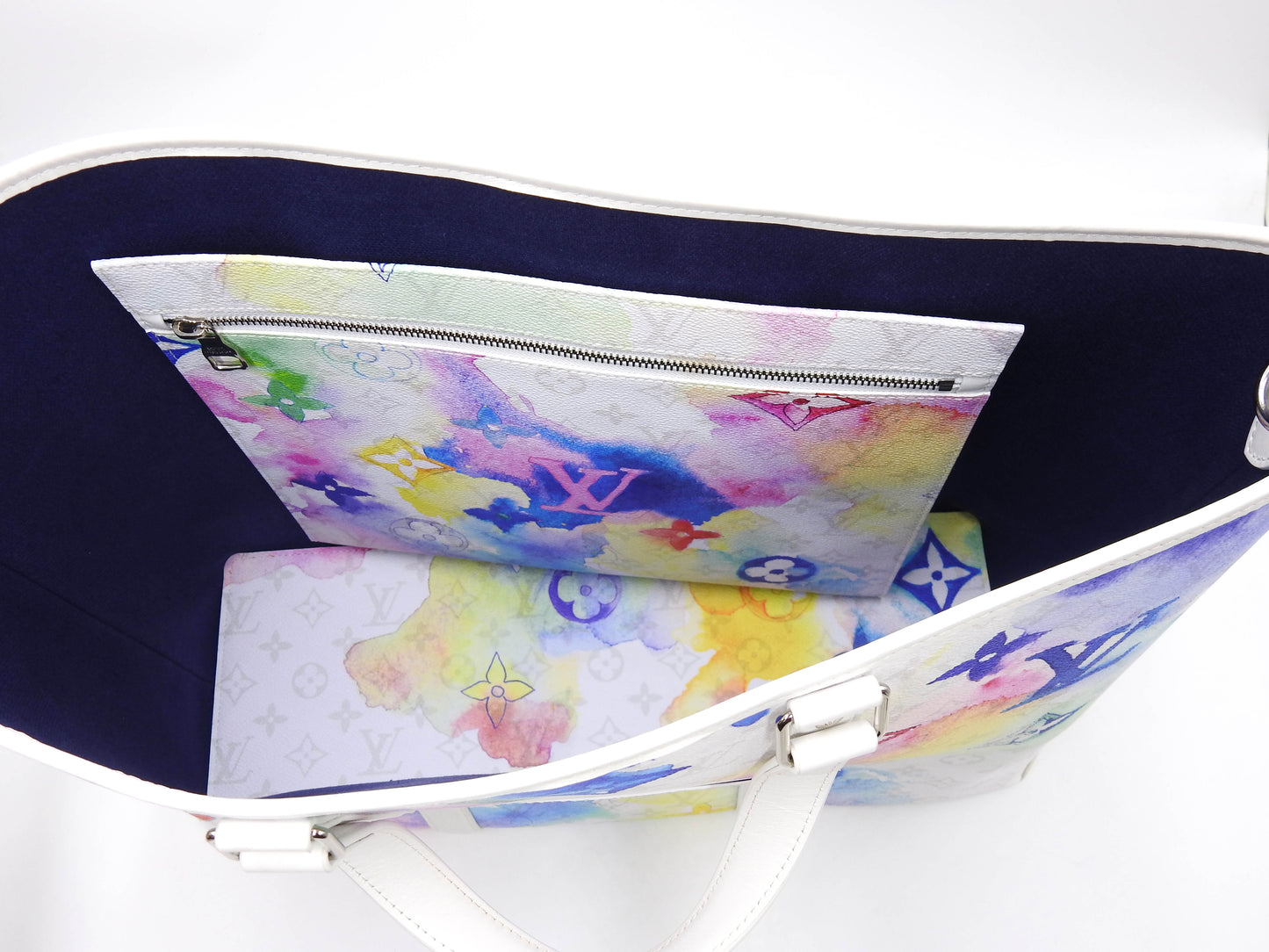 LOUIS VUITTON Monogram Watercolor Weekend Tote GM Shoulder Bag M45754