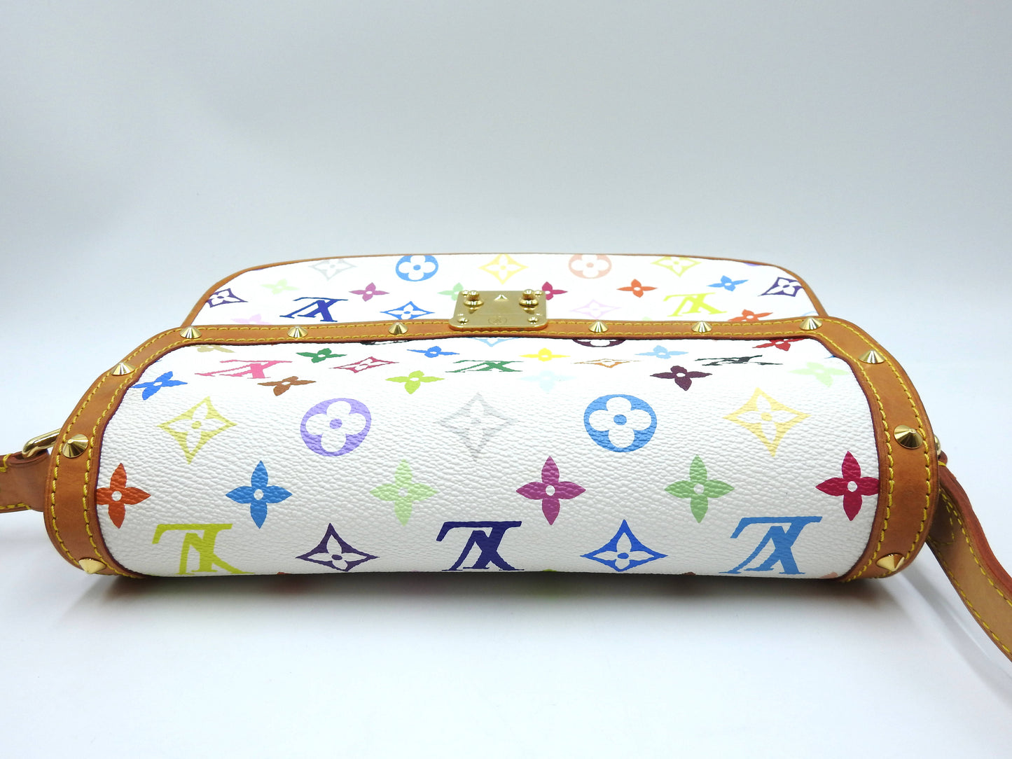 LOUIS VUITTON Sologne Shoulder Bag Monogram Multicolor Bron White M92661
