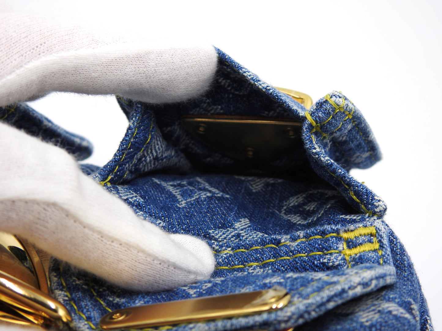 LOUIS VUITTON Venice LV Remix Mini Backpack Bag Monogram Denim M46836