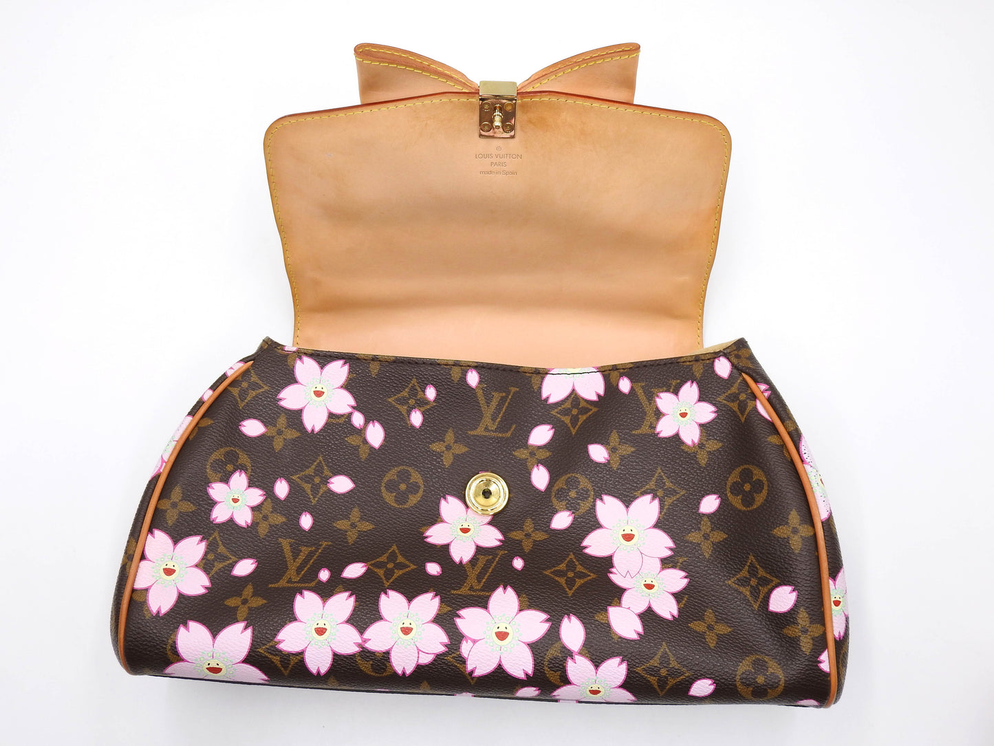 LOUIS VUITTON Sac Retro PM Hand Bag Monogram Cherry Blossom M92012