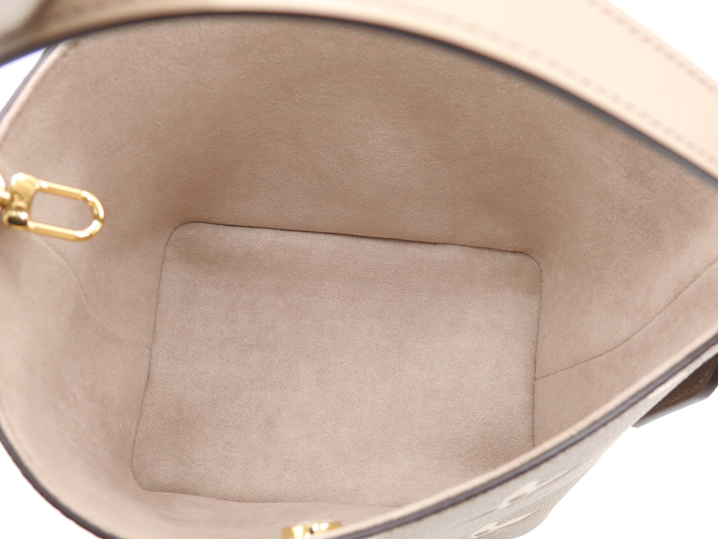 LOUIS VUITTON Monogram Empreinte All In BB 2way Shoulder Bag Beige M13045