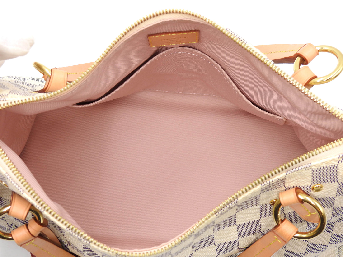 LOUIS VUITTON Lymington Tote Bag Shoulder Bag Damier Azur Tassel N40022