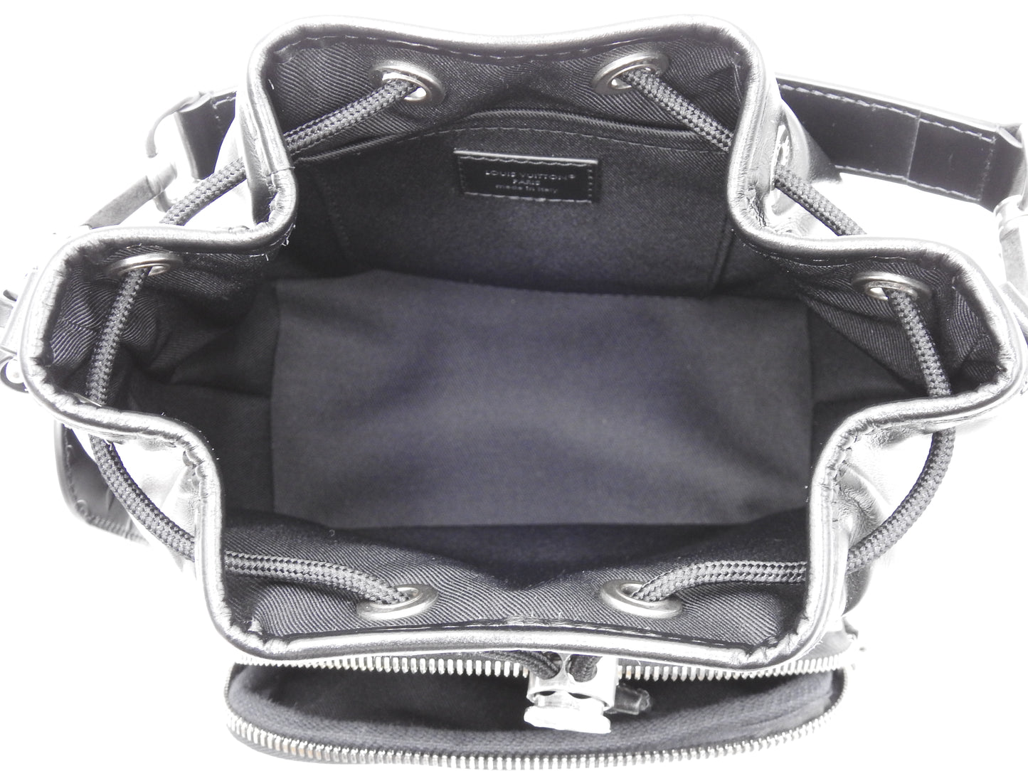 LOUIS VUITTON Noe Cargo Shoulder Bucket Hand Bag Calf Leather Black M13985