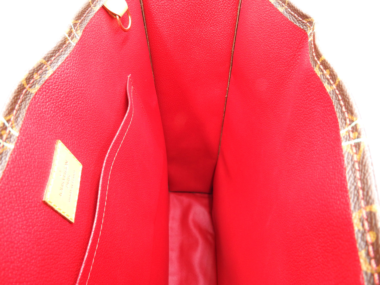 LOUIS VUITTON Monogram Cherry Sac Plat Tote Hand Bag Canvas M95010