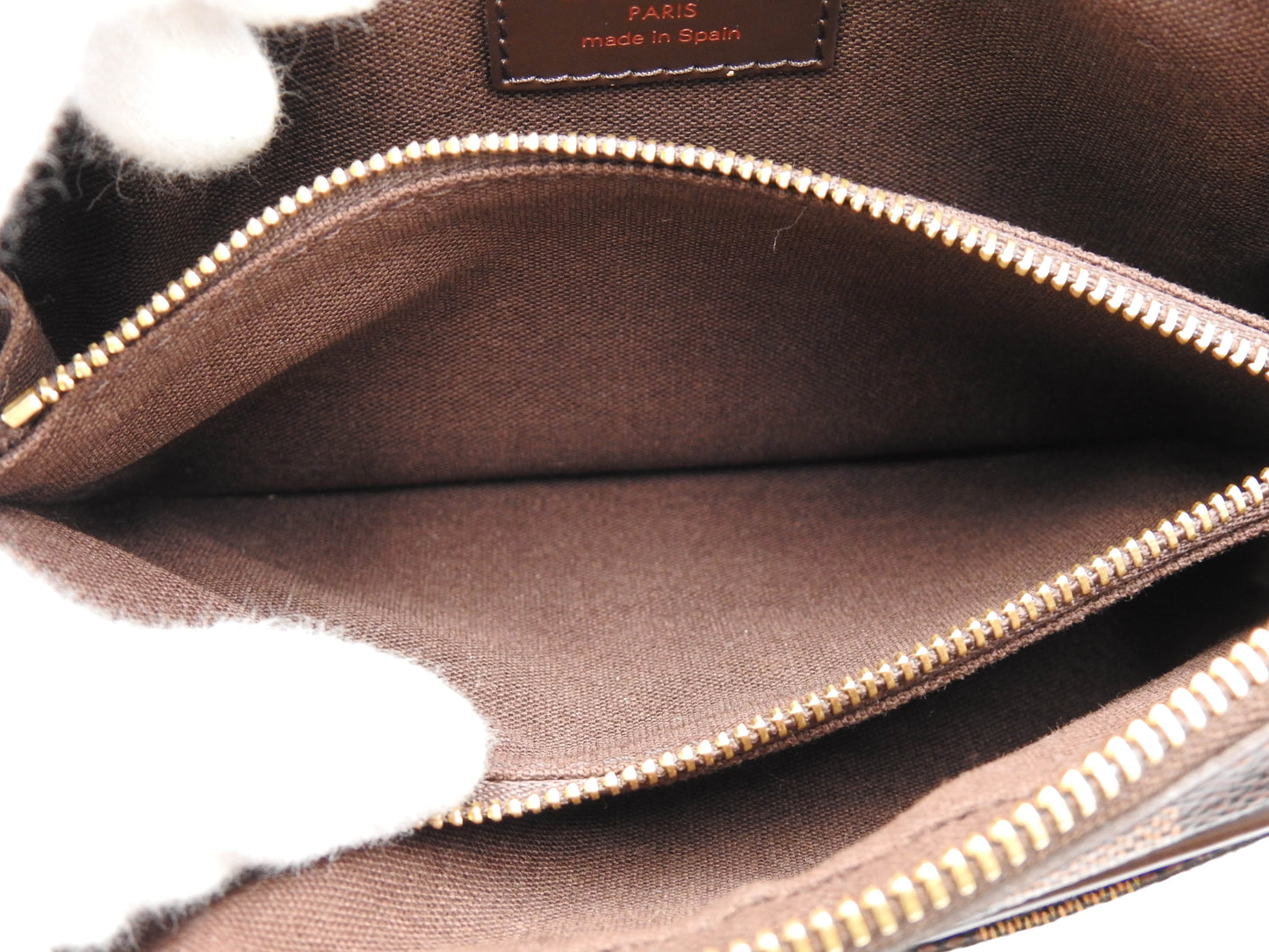 LOUIS VUITTON Damier Ebene Bumbag Brooklyn Waist Body Belt Bag N41101