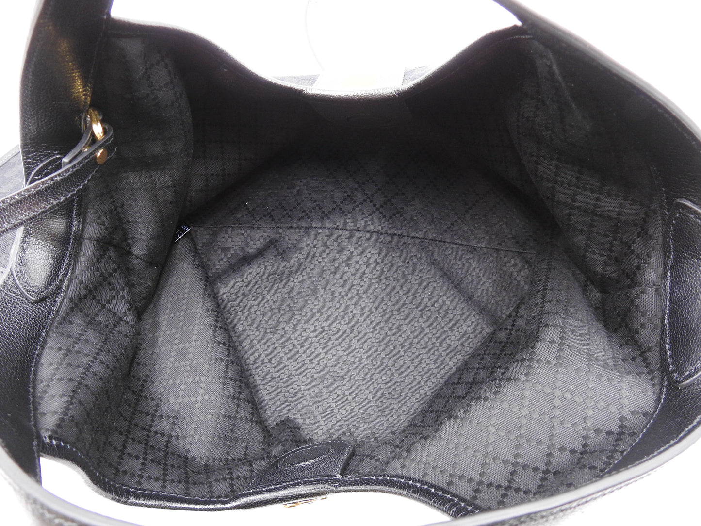 GUCCI GG Canvas Giglio Small Hobo Tote Shoulder Bag Black Green Red 860845