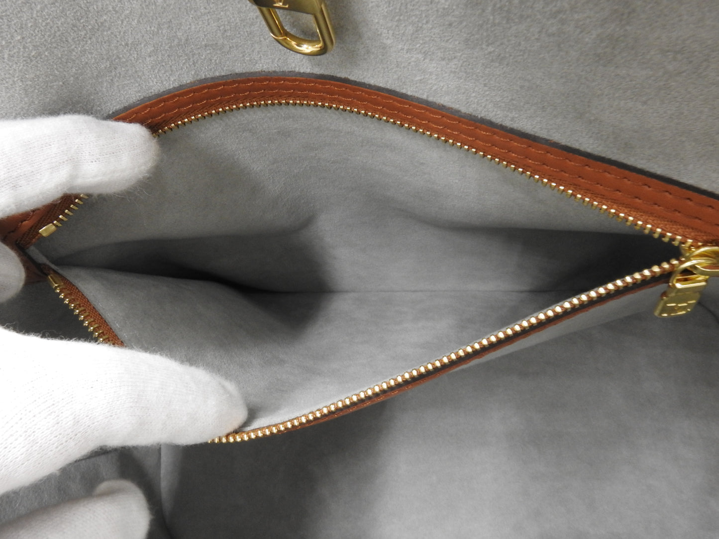 LOUIS VUITTONL LV Monogram Garden Neverfull MM Shoulder Bag Silver M21352