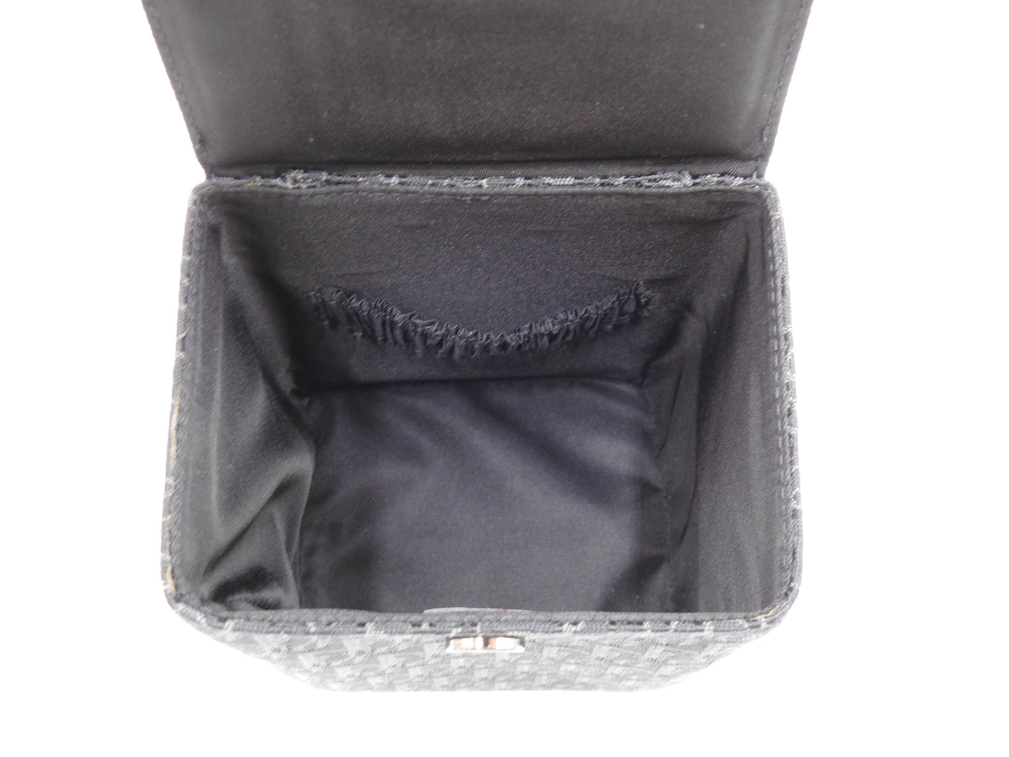 Christian Dior Trotter Street Chic Top Handle Small Vanity Bag Black