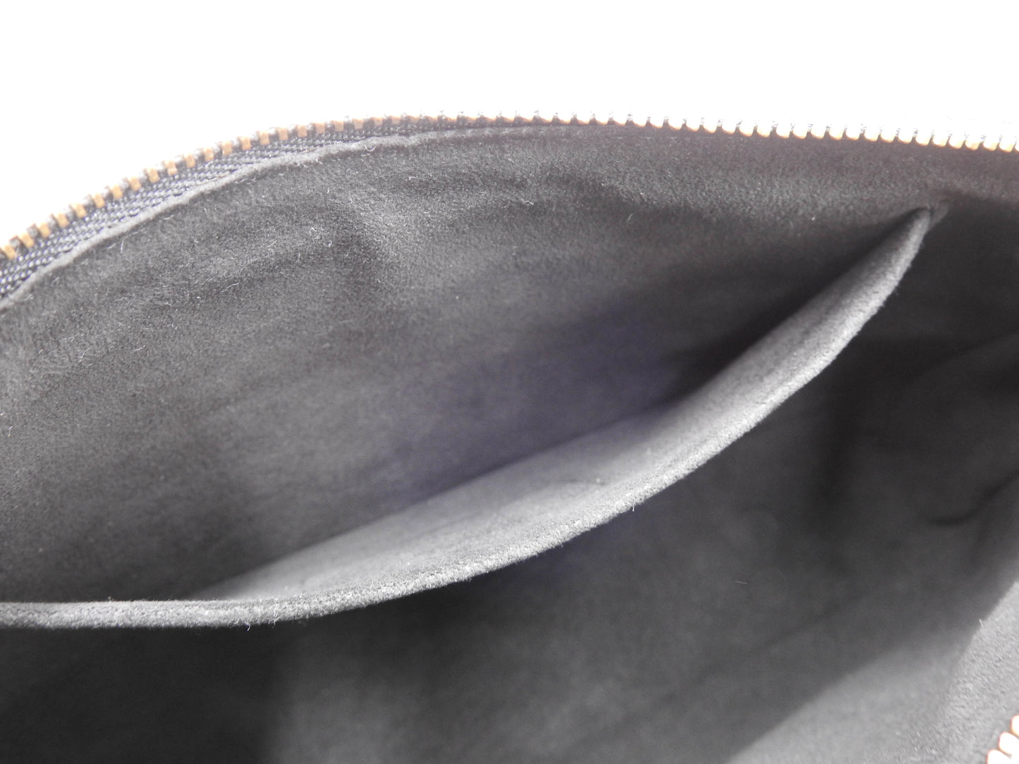 LOUIS VUITTON Monogram Eclipse Sequins Pochette Accessories Black M40247