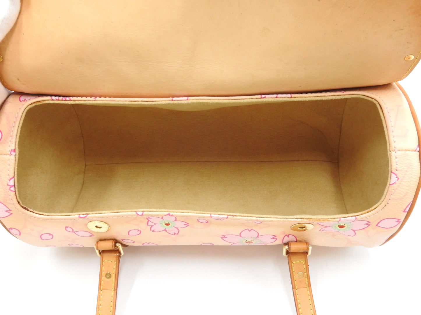 LOUIS VUITTON Papillon Shoulder Hand Bag Monogram Cherry Blossom M92010