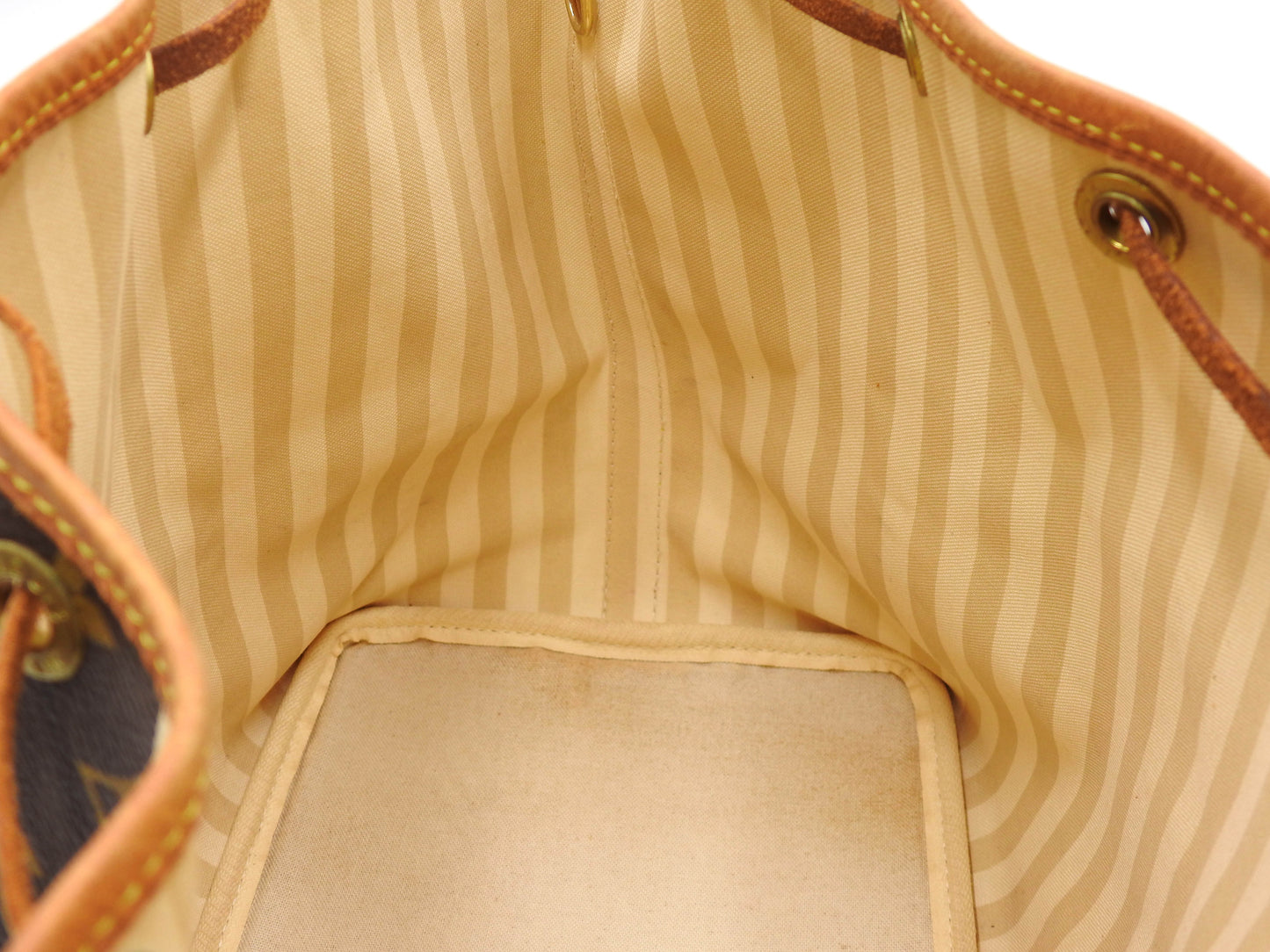 LOUIS VUITTON Petit Noe Monogram Rayure Shoulder Bag Hand Bag M40564