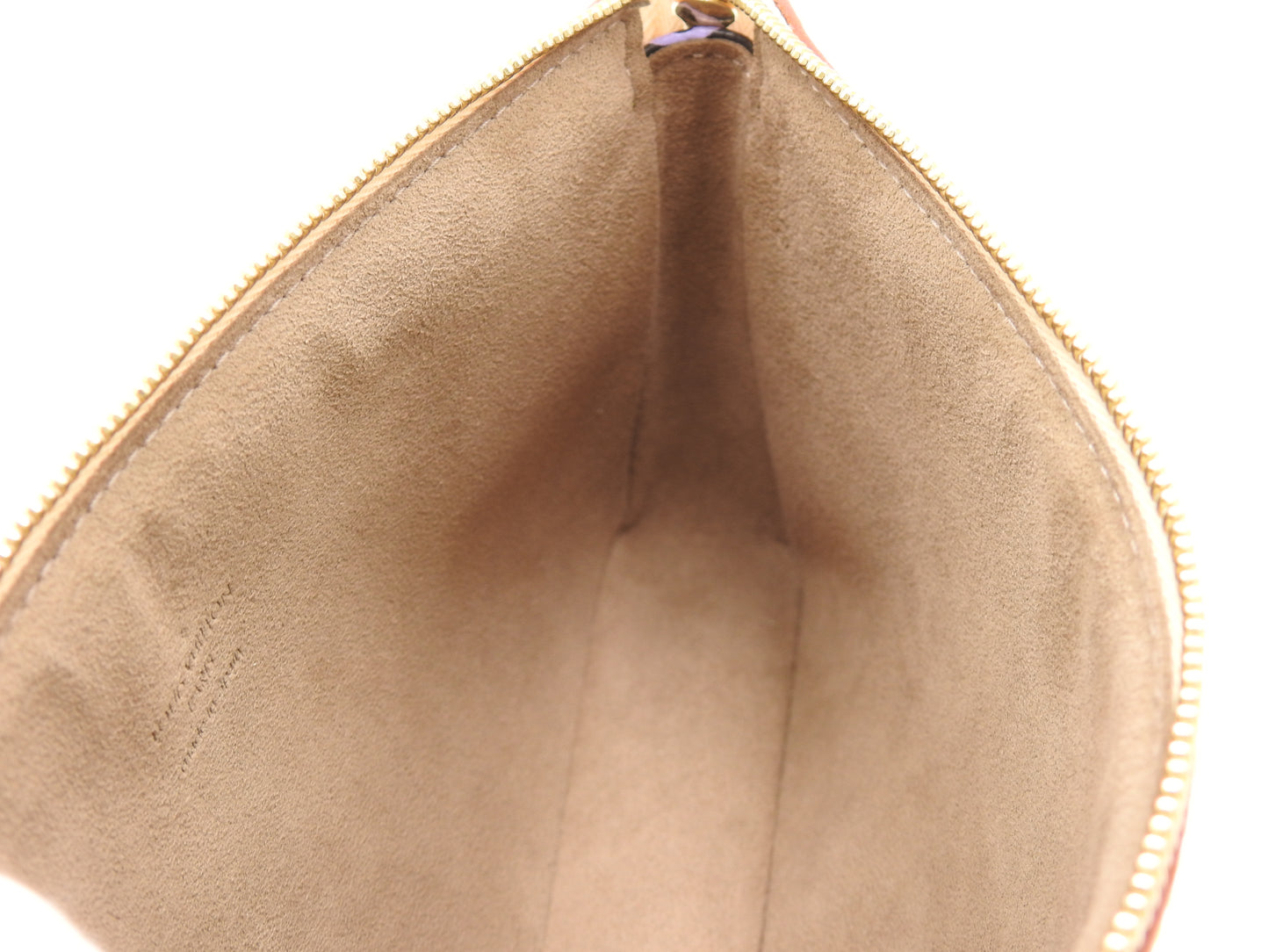 LOUIS VUITTON Pochette Accessories Pouch Monogram Multicolor Black M92648