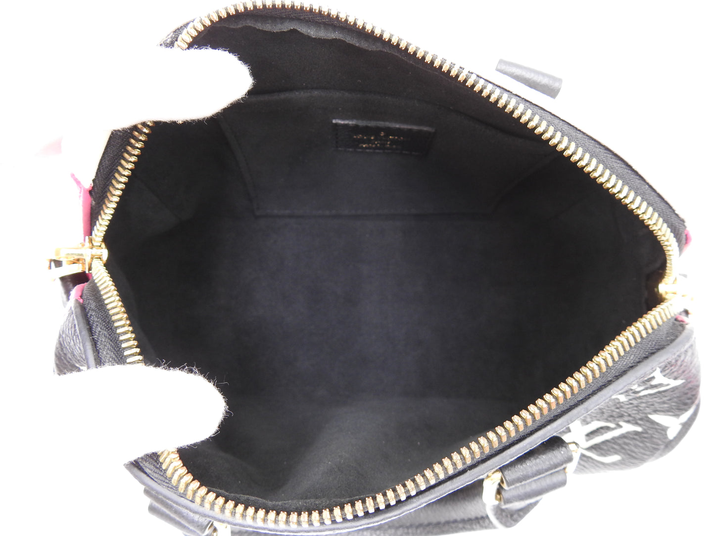 LOUIS VUITTON Monogram Empreinte Speedy 20 Bandouliere Hand Bag M46088
