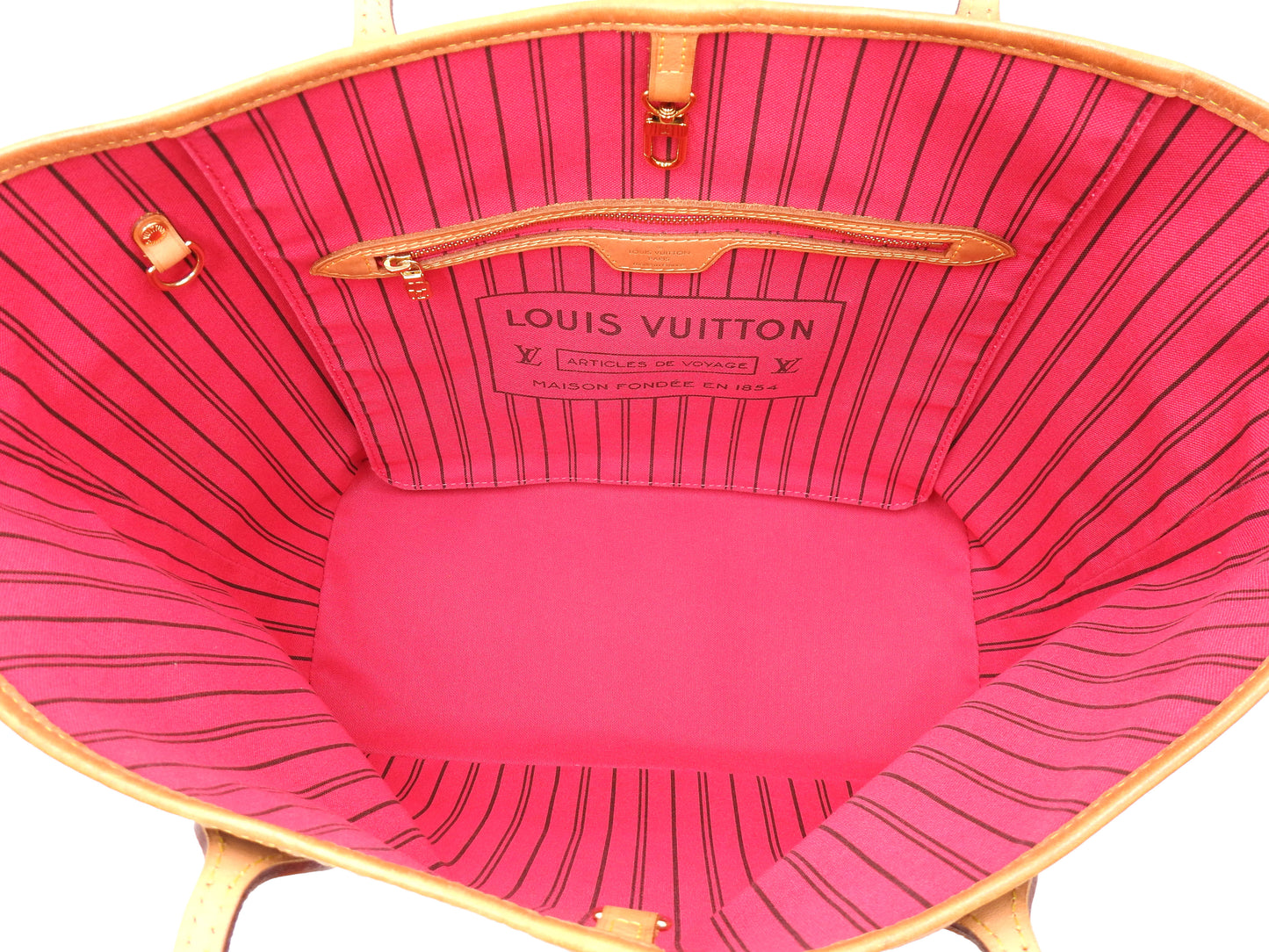 LOUIS VUITTON Monogram Love Lock Neverfull MM Tote Shoulder Bag M44364