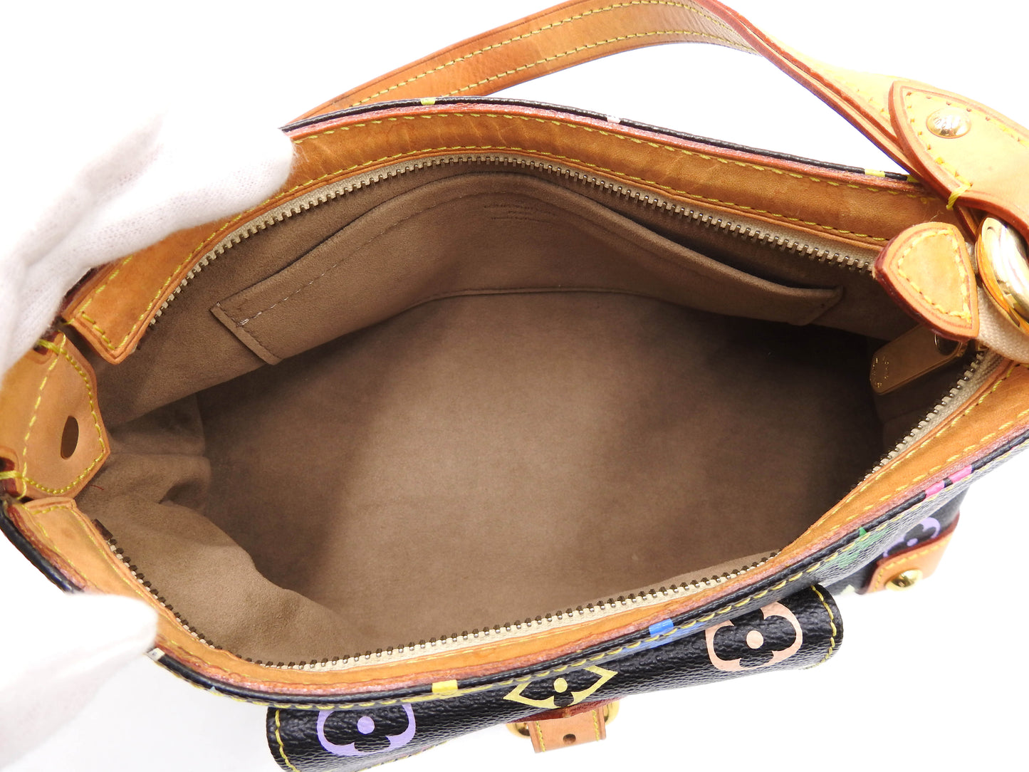 LOUIS VUITTON Eliza Hand Shoulder Bag Monogram Multicolor Black M40099