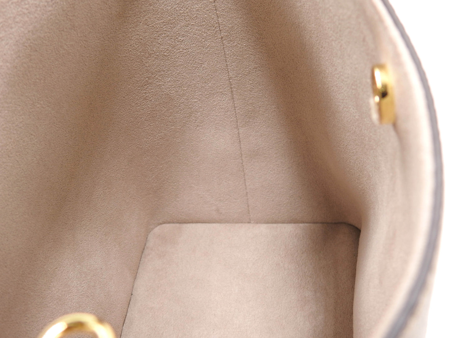 LOUIS VUITTON Monogram Empreinte All In BB 2way Shoulder Bag Beige M13045