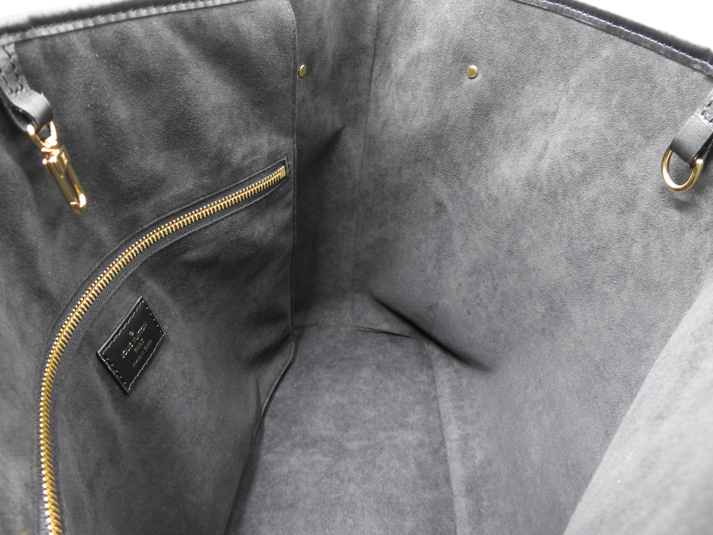 LOUIS VUITTON Monogram Empreinte Broderies Neverfull MM Tote Bag M46039