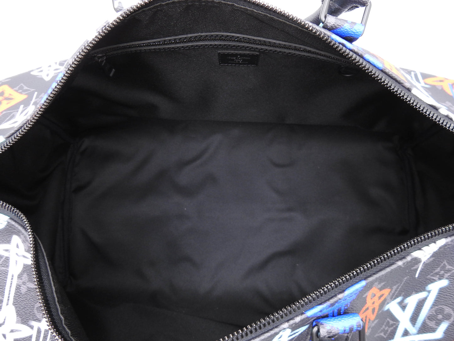 LOUIS VUITTON Monogram Graffiti Keepall Bandouliere 50 Boston Bag M21384