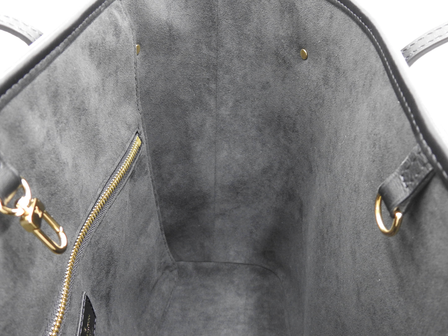 LOUIS VUITTON Monogram Empreinte Giant Neverfull MM Shoulder Bag M46040