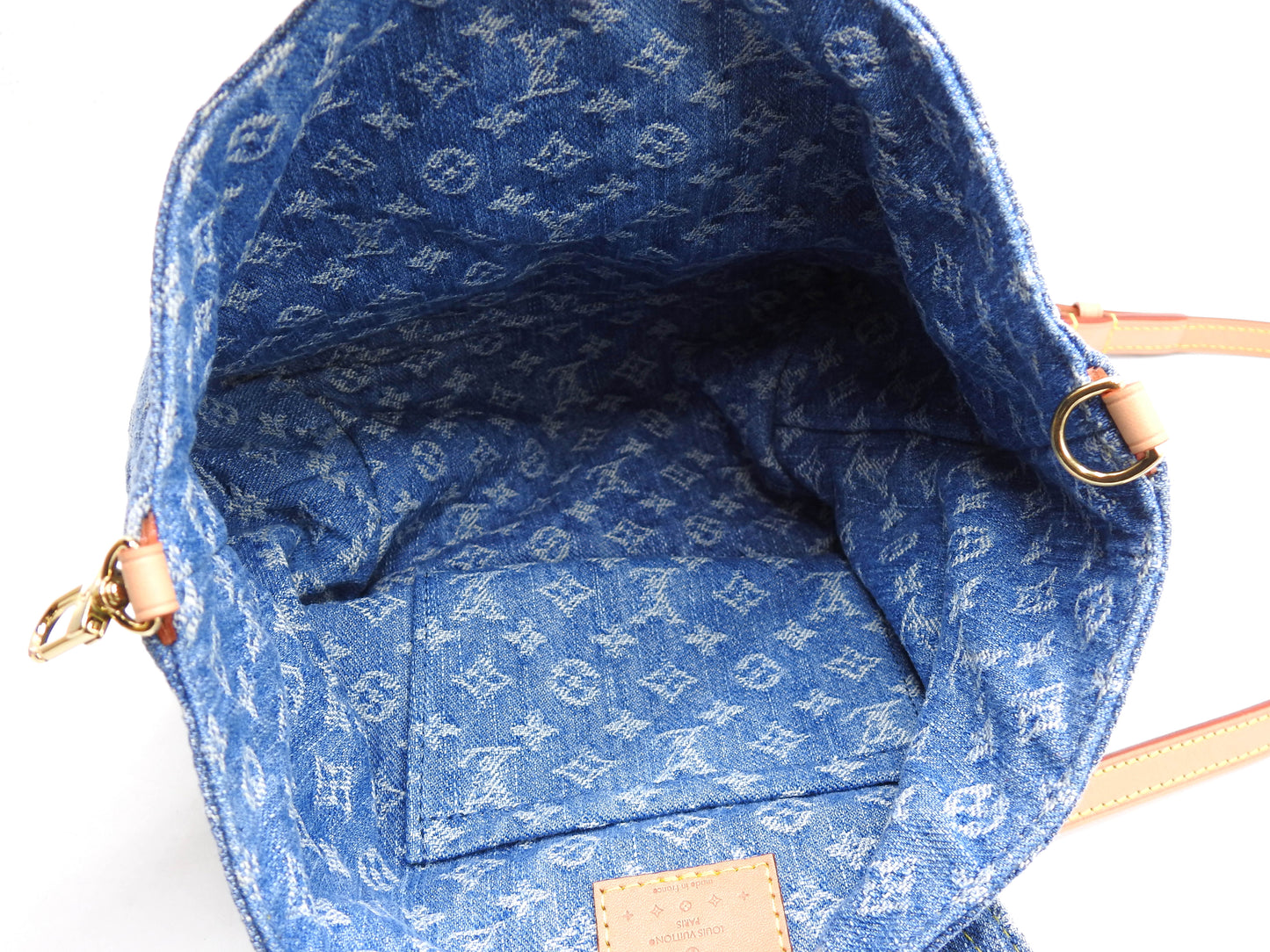 LOUIS VUITTON Venice LV Remix Mini Backpack Bag Monogram Denim M46836