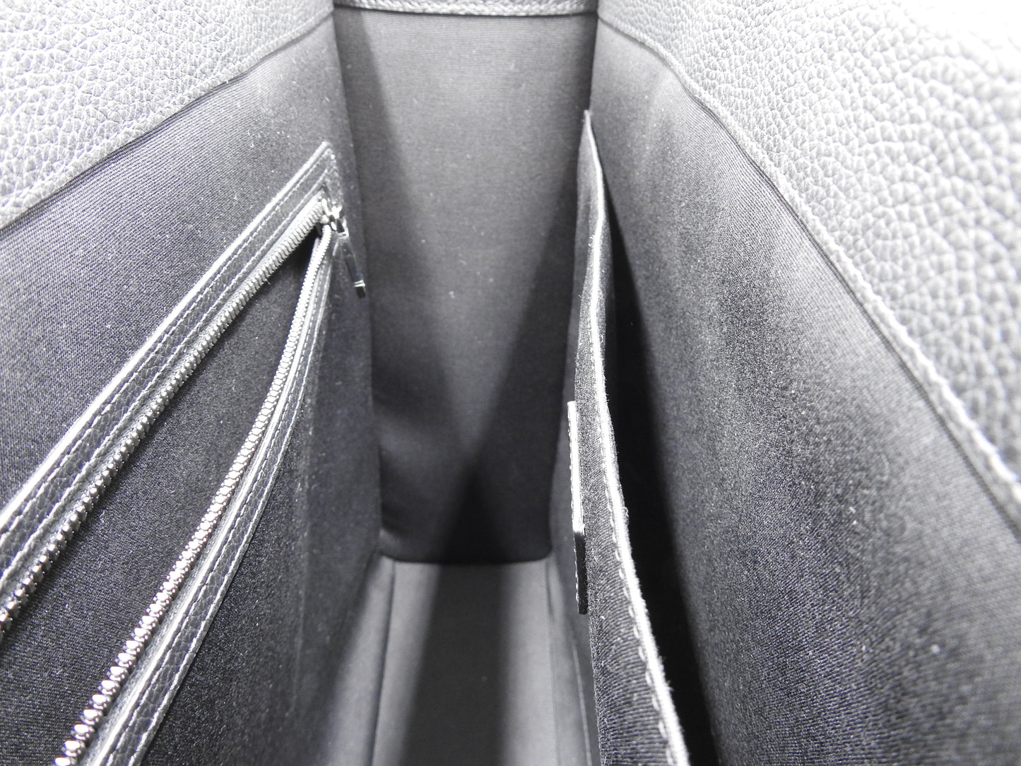 Christian Dior Oblique East Wast Tote Bag Maxi Jacquard Canvas Navy Black