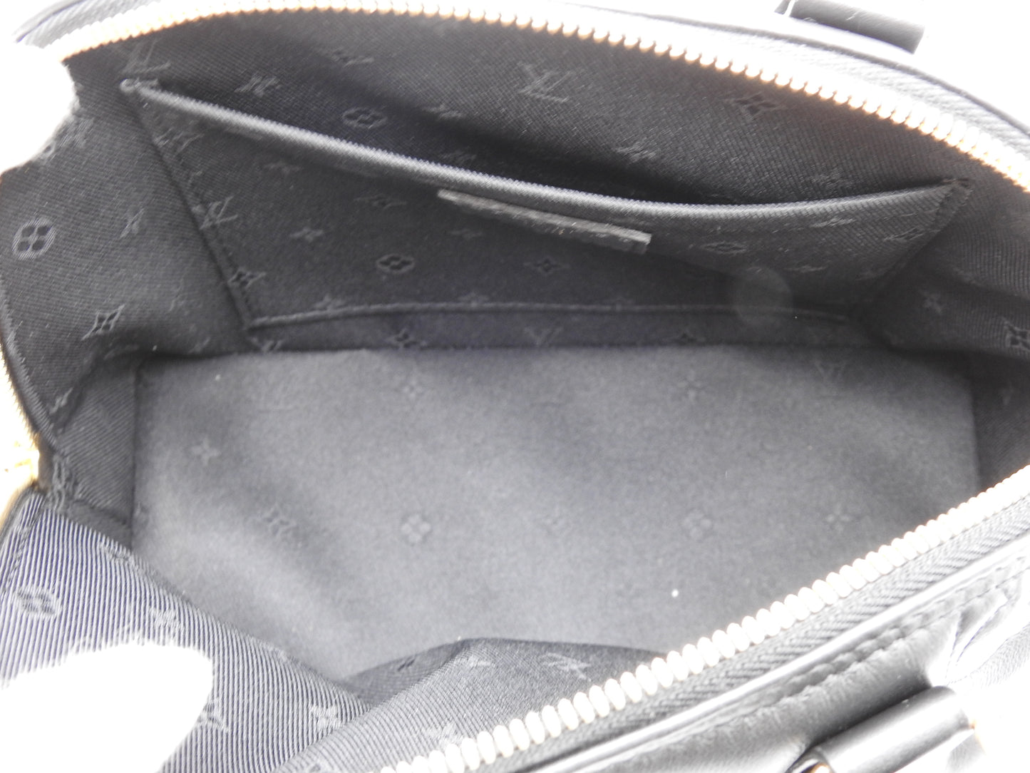 LOUIS VUITTON Alma BB 2way Shoulder Hand Bag Bubblegram Black M59793