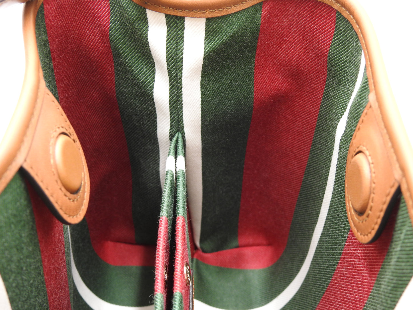 GUCCI GG Emblem Supreme Small Bucket Bag 2way Shoulder Bag Brown 815118
