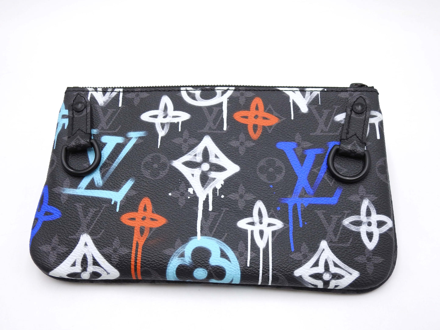 LOUIS VUITTON Trio Messenger Monogram Eclipse Graffiti Shoulder Bag M21396