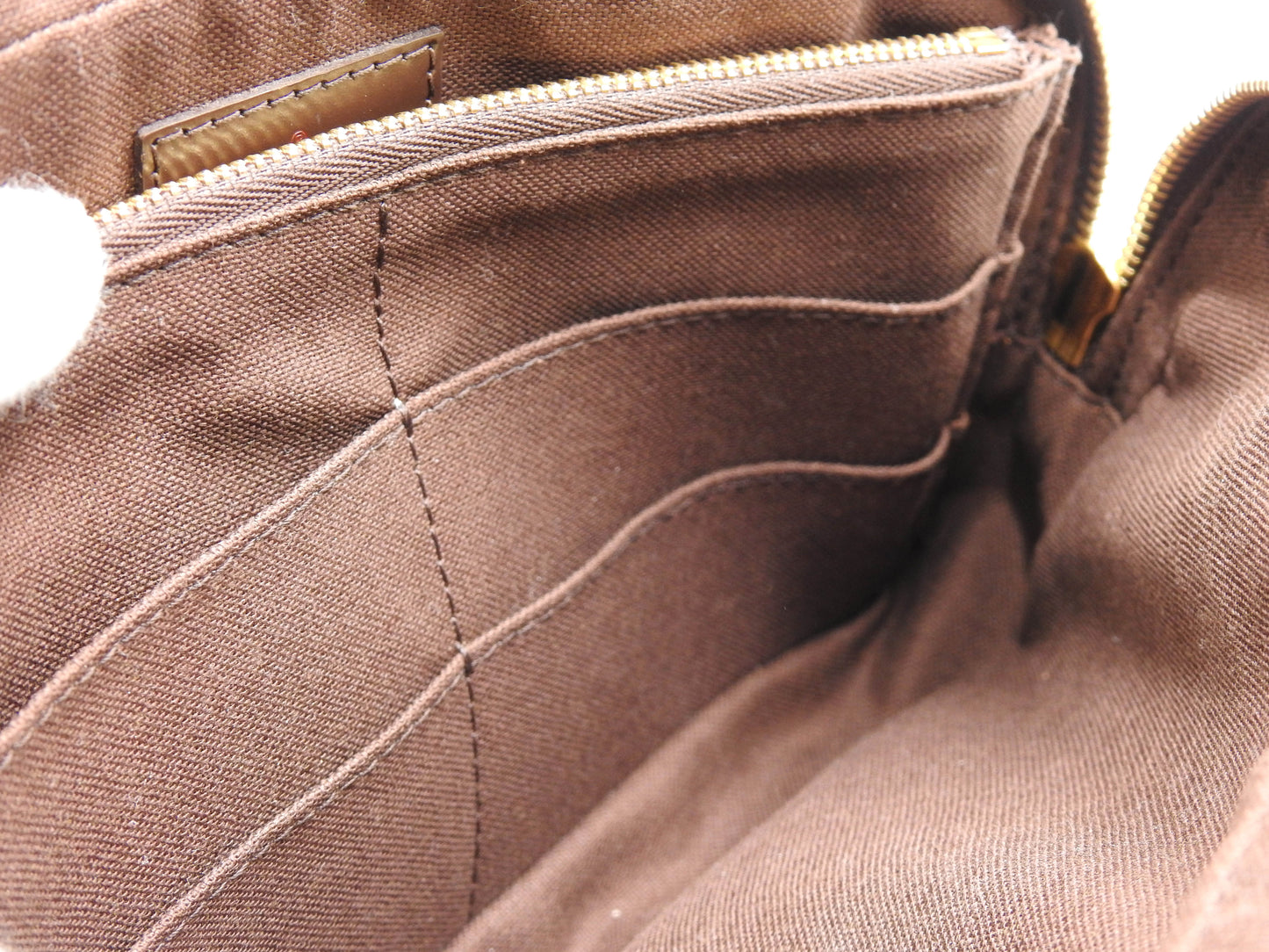 LOUIS VUITTON Damier Ebene Bumbag Brooklyn Waist Body Belt Bag N41101