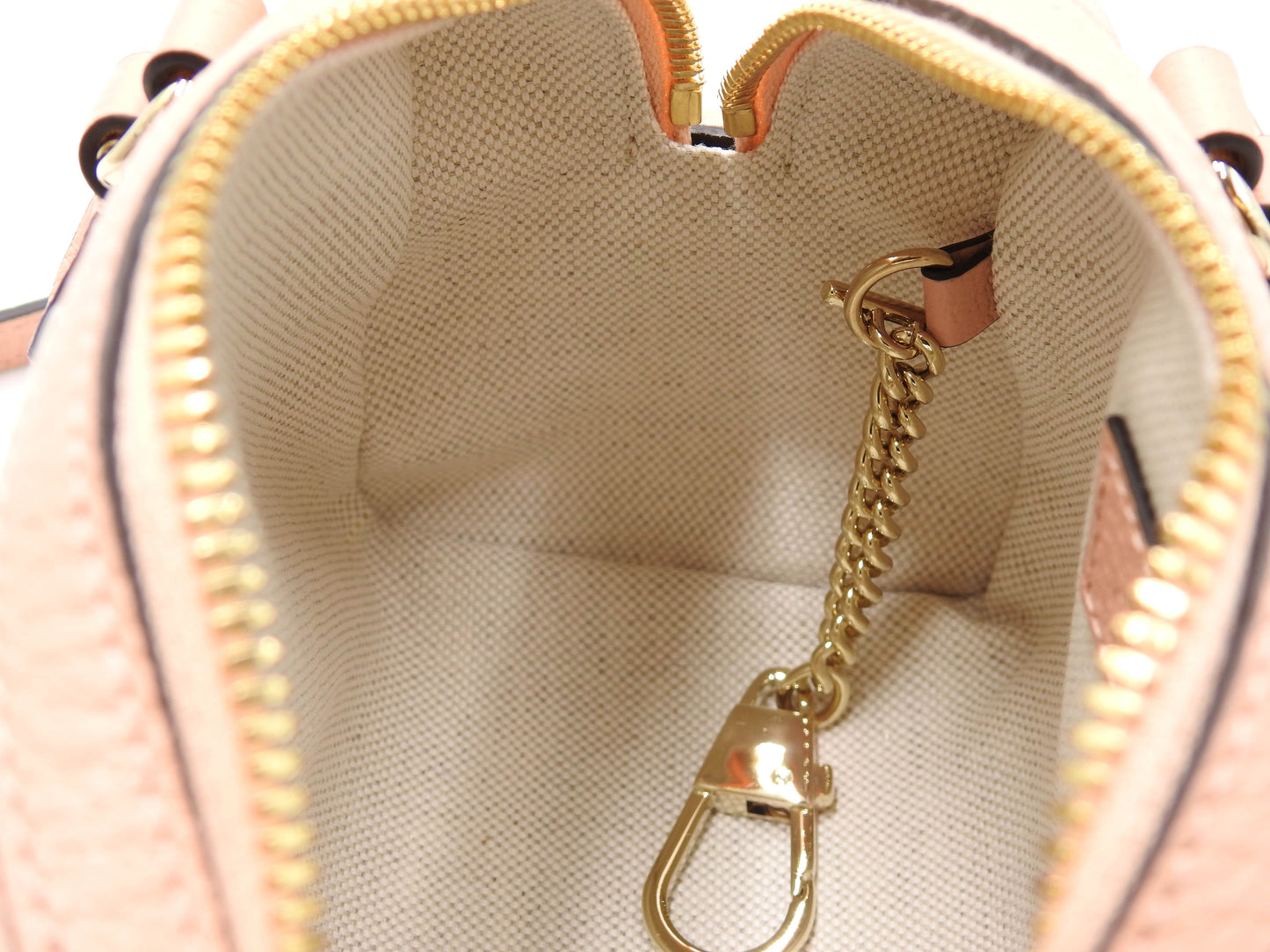 GUCCI GG Ophidia Supreme 2way Shoulder Boston Hand Bag Leather Pink 781490