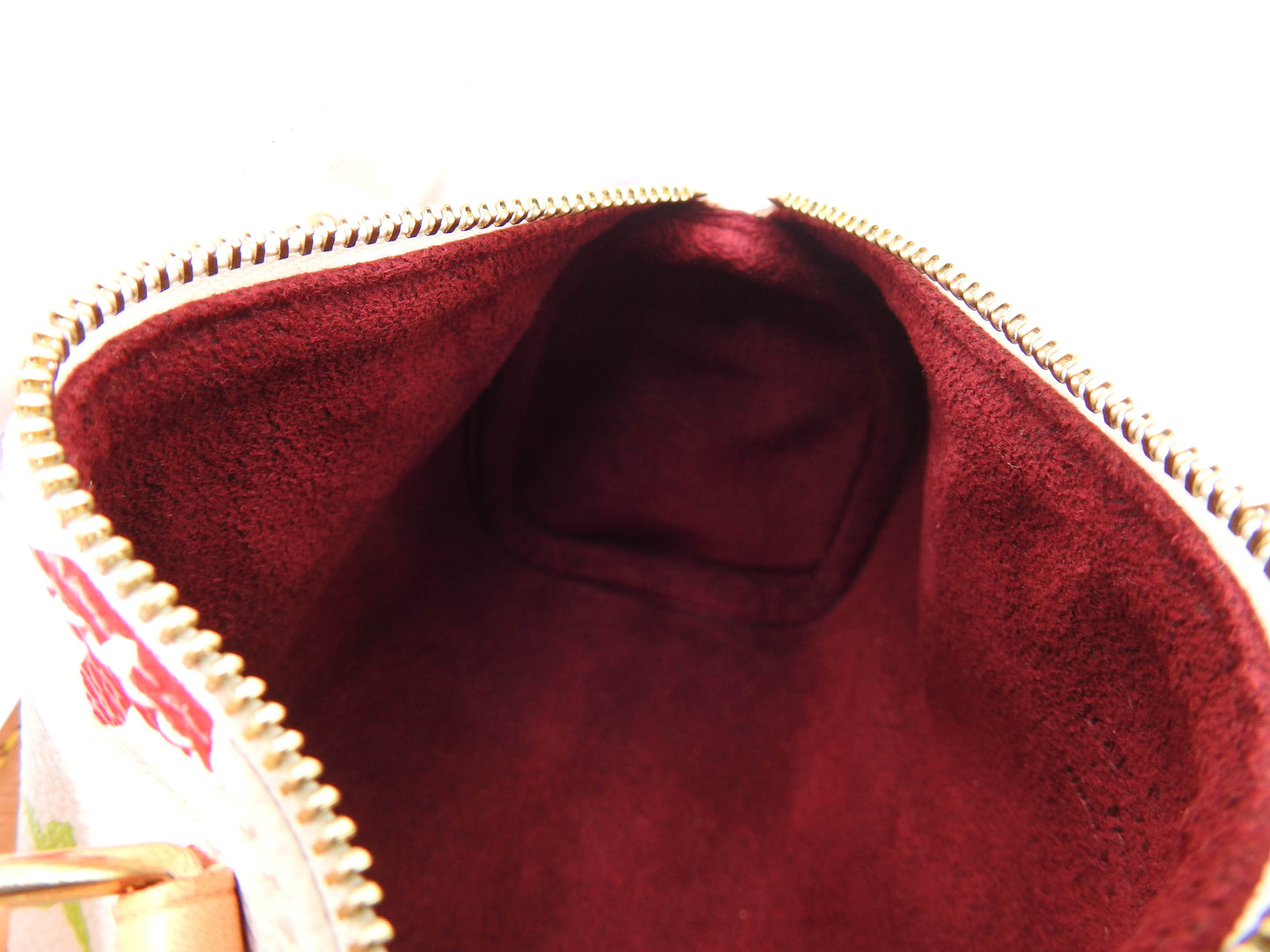 LOUIS VUITTON Monogram Mini Speedy Hand Bag Multicolor Bron White M92645
