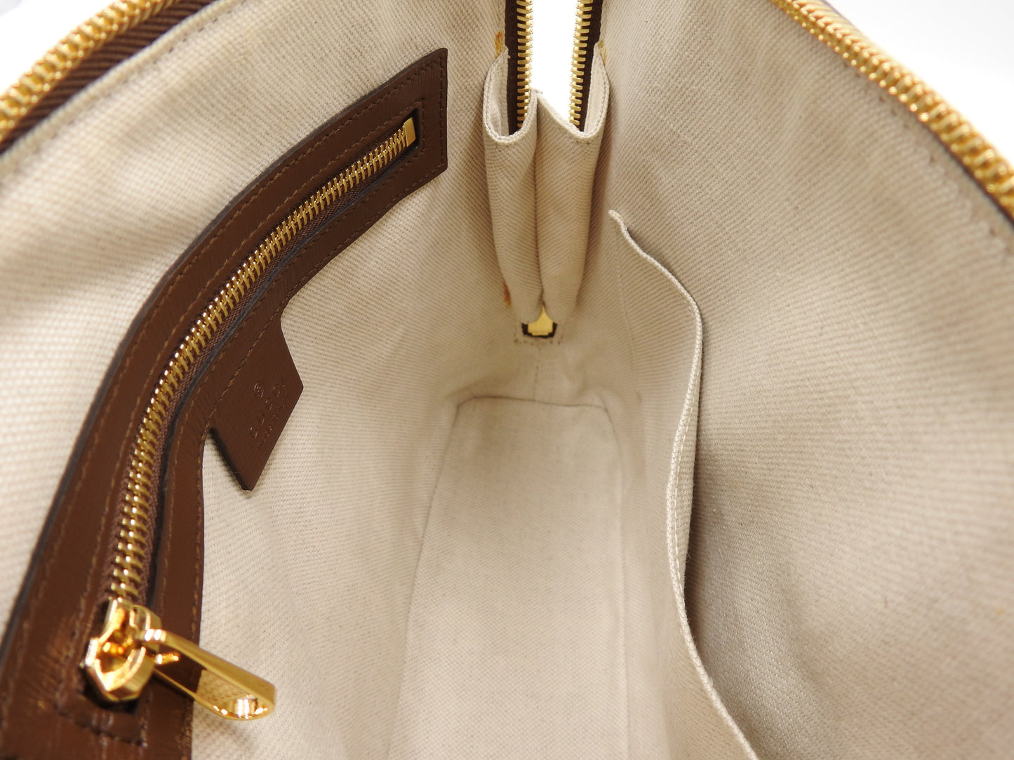 GUCCI GG Supreme Horsebit 1955 Small Top Handle Shoulder Bag PVC 621220