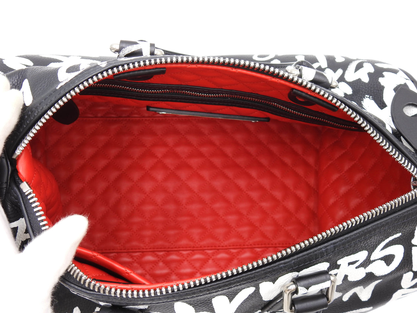 LOUIS VUITTON Speedy P9 Bandouliere 30 Scribble Hand Shoulder Bag M26175