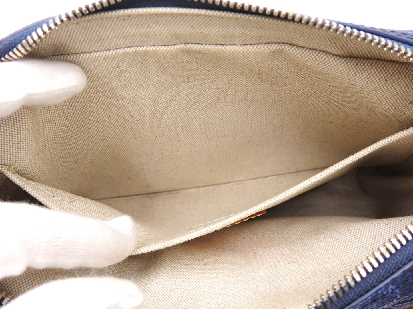 LOUIS VUITTON Monogram Heritage Nile Crossbody Shoulder Bag Blue M26823