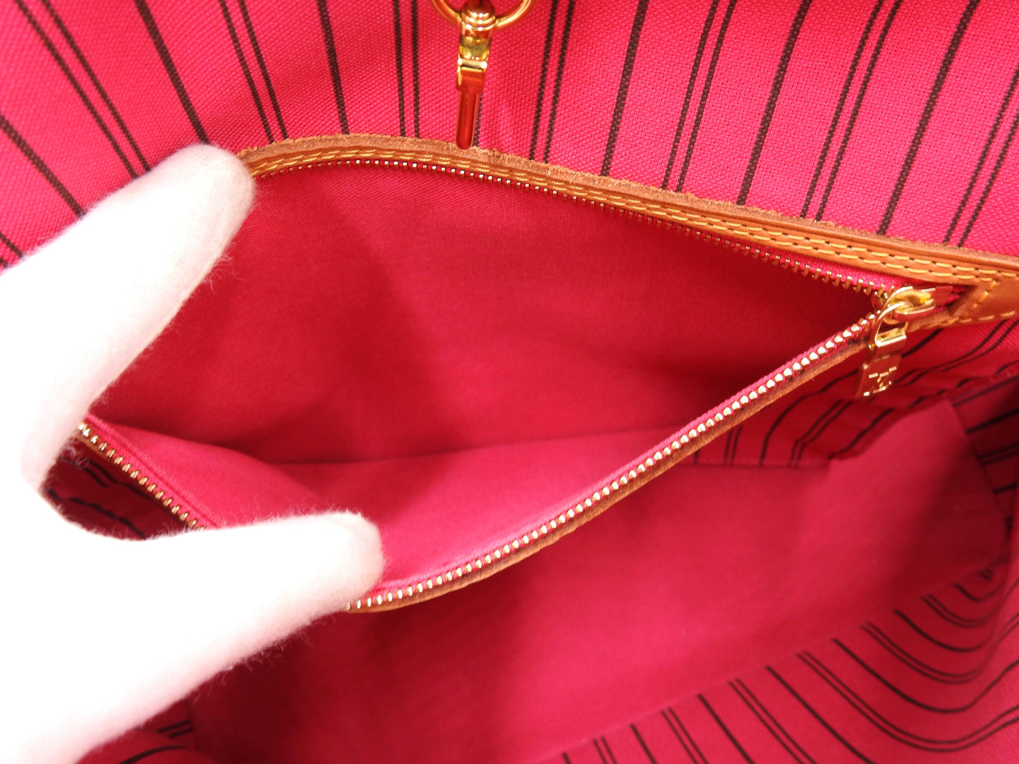 LOUIS VUITTON Monogram Love Lock Neverfull MM Tote Shoulder Bag M44364