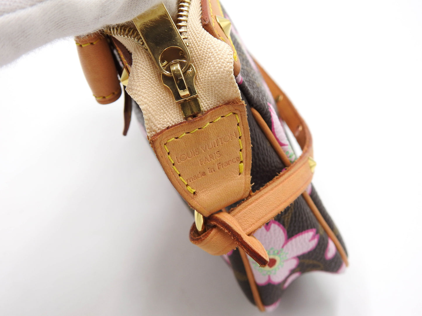 LOUIS VUITTON Monogram Cherry Blossom Pochette Accessories M92006
