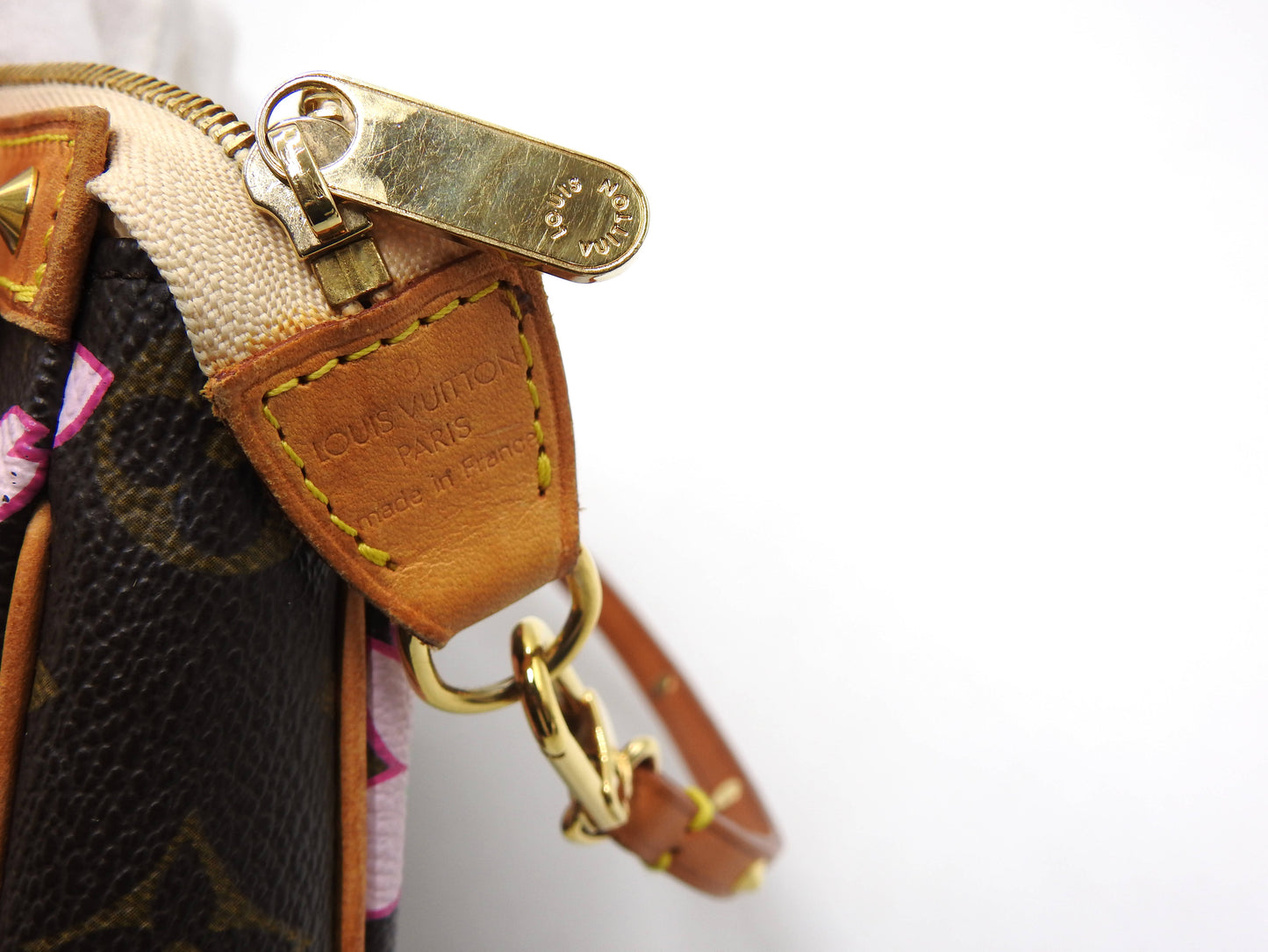 LOUIS VUITTON Monogram Cherry Blossom Pochette Accessories M92006