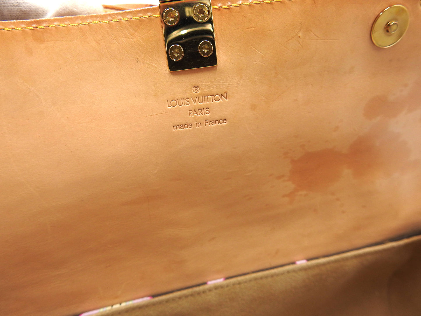 LOUIS VUITTON Papillon Shoulder Hand Bag Monogram Cherry Blossom M9209