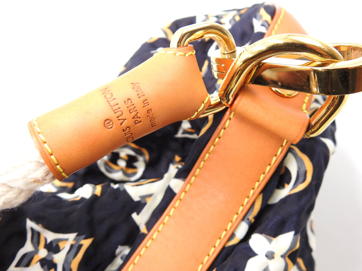 LOUIS VUITTON Bulle MM Shoulder Bag Monogram Marine Navy Nylon M40235