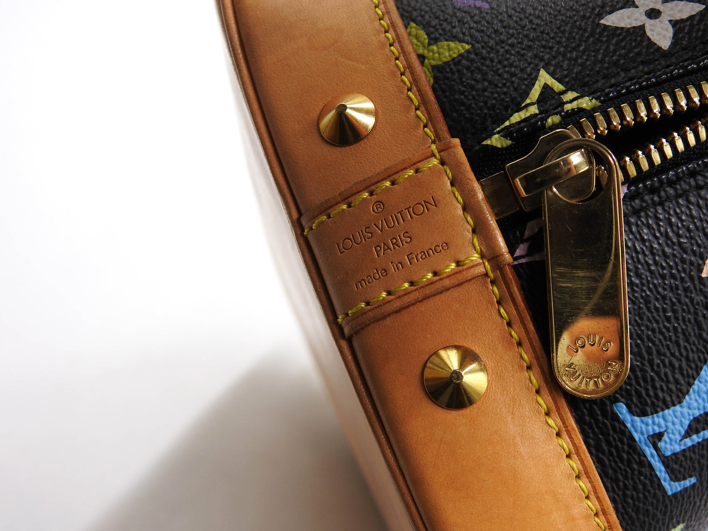 LOUIS VUITTON Alma PM Hand Bag Multicolor Noir Black M92646