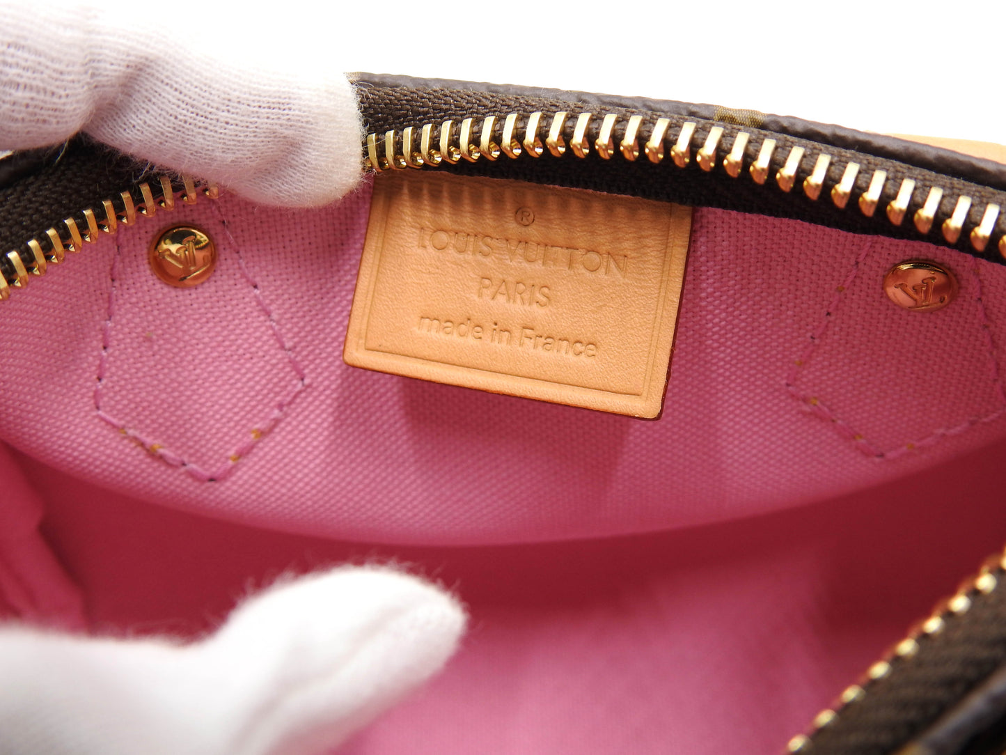 LOUIS VUITTON Monogram Vivienne Nano Speedy 2way Shoulder Hand Bag M81085