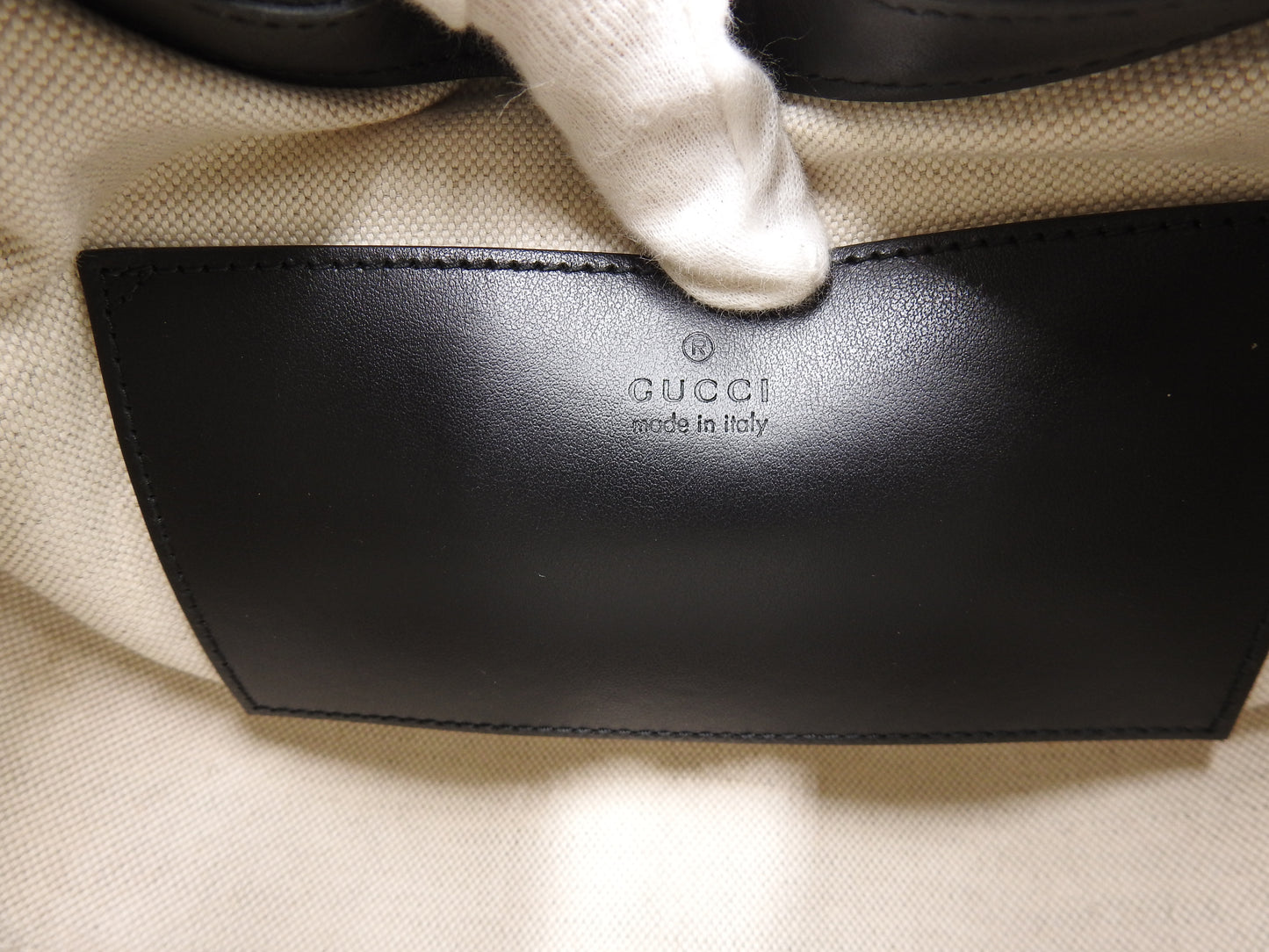 GUCCI GG Matelasse Small Hobo Chain Shoulder Bag Leather Black 739709