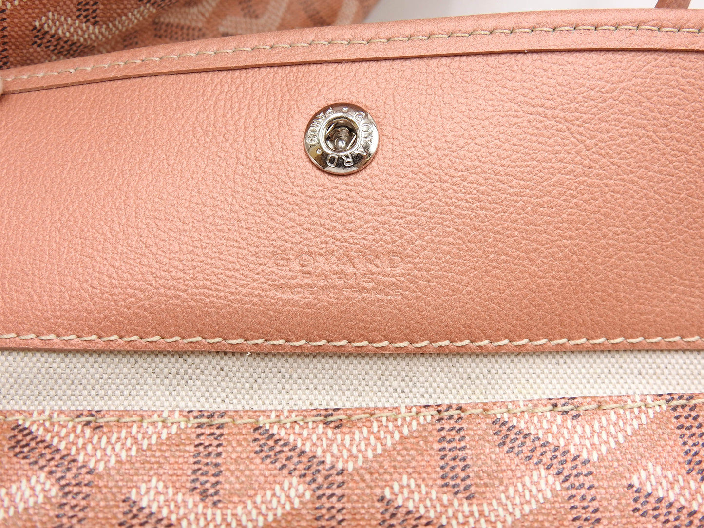 GOYARD Claire Voie Saint Louis PM Shoulder Tote Bag with Pouch Pink