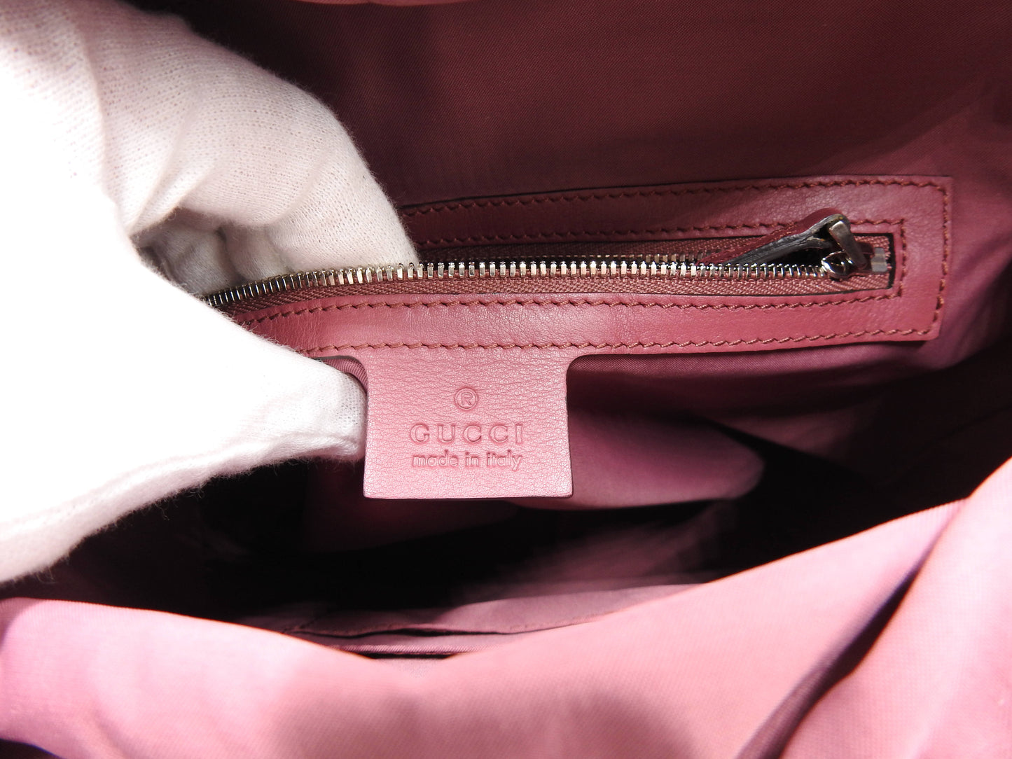 GUCCI GG Blooms Supreme Backpack Bag PVC Pink Red Beige 410544