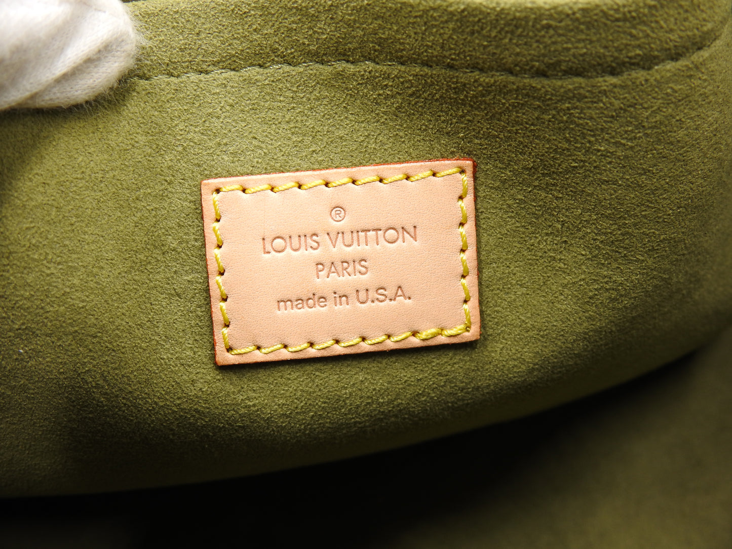 LOUIS VUITTON Monogram Denim Neo Speedy Hand Bag Boston Bag Khaki M95215