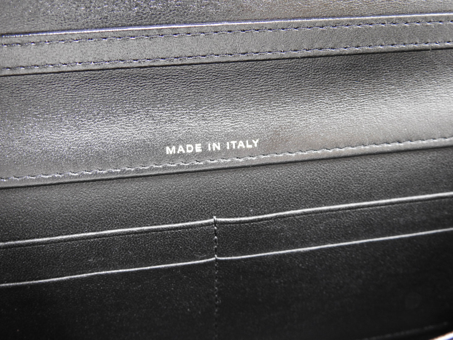 CHANEL Matelasse Chain Phone Holder Shoulder Bag Lambskin Black AP3764