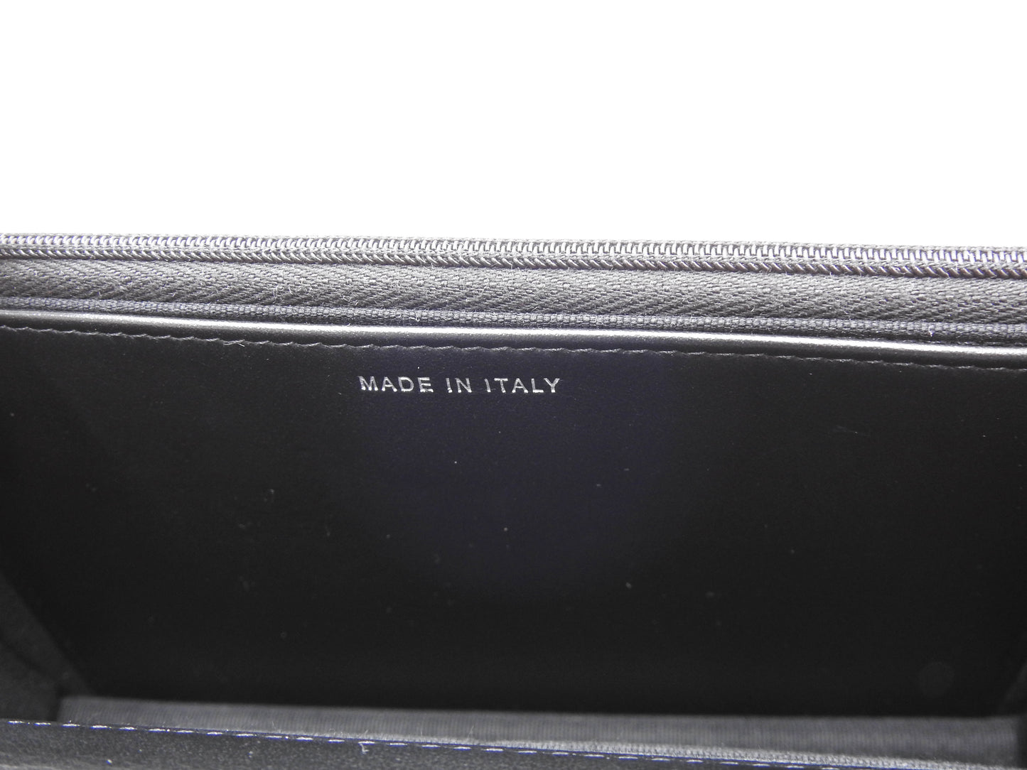 CHANEL CC Matelasse Wallet On Chain Shoulder Bag Crumple Calfskin AP3645