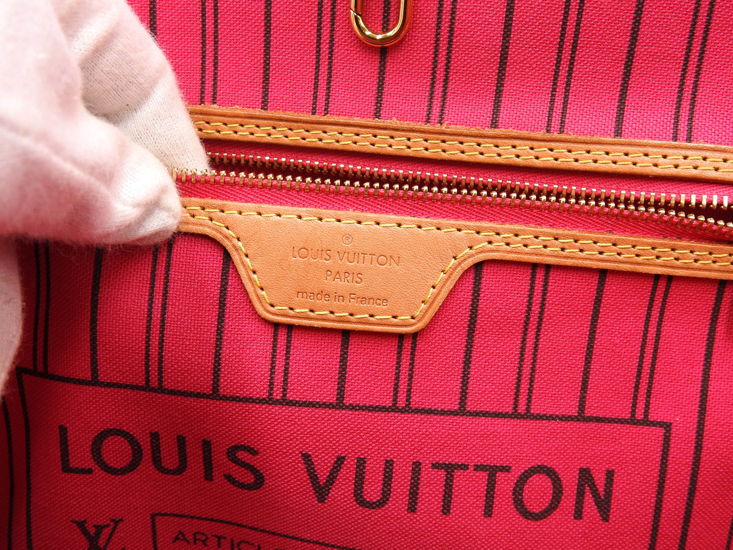 LOUIS VUITTON Monogram Love Lock Neverfull MM Tote Shoulder Bag M44364