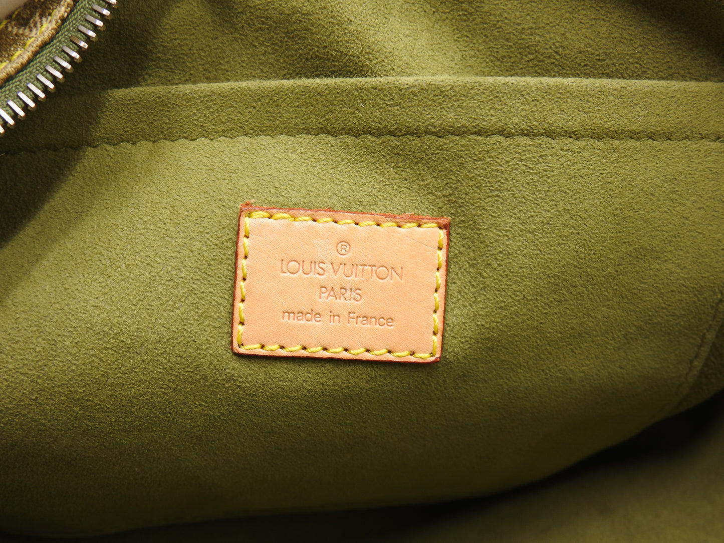 LOUIS VUITTON Monogram Denim Neo Speedy Hand Bag Boston Bag Khaki M95215